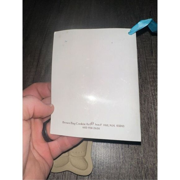 Brown Bag Cookie Art Cookie Press Mold Scarecrow 1988 Hill Design - Picture 3 of 4